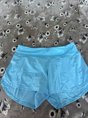 lululemon athletica Sky Blue Running Shorts